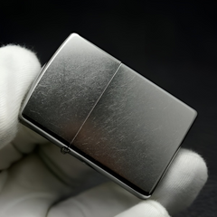Bật Lửa Zippo 207 Street Chrome - Mạ Chrome Xước Bụi Chống Vân Tay - Bảo Hành Trọn Đời, Hàng Nhập Khẩu Mỹ