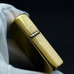 Bật Lửa Zippo 204B Vỏ Đồng Vàng Đánh Vân Xước - Bảo Hành Trọn Đời - Quà Tặng Độc Đáo Cho Fan Zippo