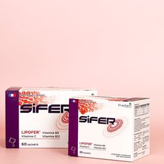 Sắt sinh học Sifer dạng bột 30 gói - Bổ sung sắt cho trẻ từ 6 tháng và mẹ bầu, hỗ trợ tạo máu, không tanh, dễ hấp thu