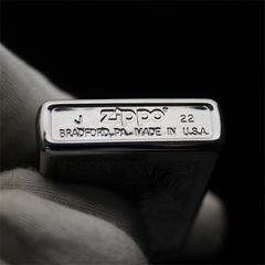 Bật Lửa Zippo 352 Venetian Chrome - Bật Lửa Mạ Chrome Hoa Văn Ý, Quà Tặng Độc Đáo, Khắc Tên Tinh Xảo