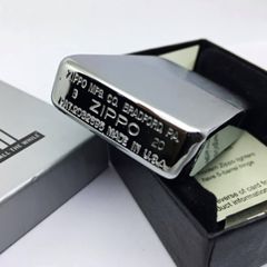 Bật Lửa Zippo 1941 Replica Mạ Chrome Xước - Thiết Kế Quân Đội Thế Chiến Thứ Hai, Chính Hãng, Duy Nhất, Quà Tặng Đặc Biệt