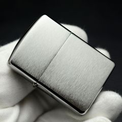 Bật Lửa Zippo 162 Armor Brushed Chrome - Vỏ Dày Cổ Điển, Chống Gió, Mỹ, Chất Liệu Bền Bỉ, Quà Tặng Tuyệt Vời cho Dân Sưu Tập