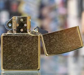 Bật Lửa Zippo 207G Gold Dust - Bật Lửa Đồng Tinh Chất Chống Gió, Bảo Hành Trọn Đời, Độc Đáo và Sang Trọng