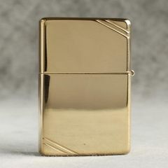 Bật Lửa Zippo 270 Vintage Đồng Vàng Bóng - Mẫu Cổ Điển Được Yêu Thích Từ Năm 1937 - Quà Tặng Độc Đáo, Bảo Hành Trọn Đời