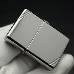 Bật Lửa Zippo 260 Vintage Mạ Chrome High Polished - Thiết Kế Cổ Điển Chất Lượng Cao - Quà Tặng Độc Đáo Từ Mỹ