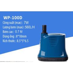 Bơm Hút Đáy SOBO WP 500D - Bơm Chìm An Toàn Đối Với Hồ Cá Cảnh, Hồ Koi, Sân Vườn, Lưu Lượng Cao 4500 Lít/H