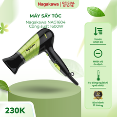 Máy sấy tóc Nagakawa  2000W NAG1604 (1600W) - Hàng chính hãng