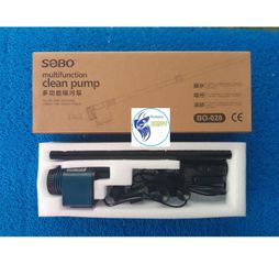 Máy Hút Vệ Sinh Hồ Cá Sobo BO-028 - Thiết Bị Chuyên Dụng Hút Bẩn, Thải Trong Hồ Cá, Công Nghệ Hút Đáy 360 Độ, An Toàn Cho Cá Cảnh