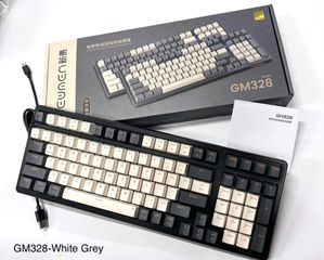 Bàn phím cơ NEWMEN GM328 White Grey Red switch