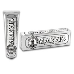 Kem Đánh Răng Marvis Whitening Mint 85ml - Làm Trắng Răng, Thơm Mát