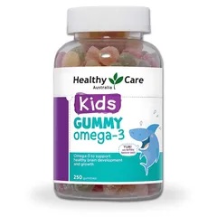 Kẹo dẻo bổ mắt Healthy Care Kids Gummy Omega 3 Úc, 250 Viên