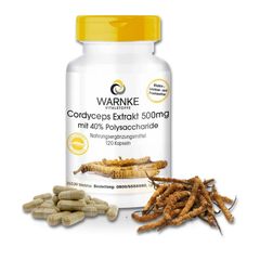 Viên Uống Đông Trùng Hạ Thảo Warnke Cordyceps Extrakt 500mg, 120 Viên,