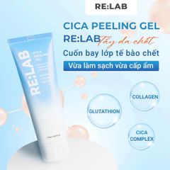 Tẩy Da Chết Re:Lab Cica Peeling Gel 120ml - Gel Tẩy Da Dưỡng Trắng, Làm Sáng Da, Thích Hợp Cho Da Nhạy Cảm