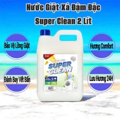 Nước Giặt Xả Quần áo Super Clean 2Lít