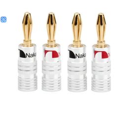 Set 4 Cái Jack Cắm Bắp Chuối Mạ Vàng 24K Chất Lượng Cao - Kết Nối Âm Thanh Hiệu Suất Tối Ưu cho Loa và Thiết Bị Âm Nhạc