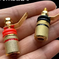 HCM-Set 4 Phích Cắm Bắp Chuối 4mm - Phụ Kiện Âm Thanh Chất Lượng Cao, Kết Nối Linh Hoạt và Ổn Định cho Thiết Bị Giải Trí