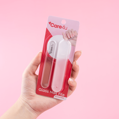 Combo 3 Dũa Móng Tay Thủy Tinh Care4U - Dụng Cụ Chăm Sóc Móng Chuyên Nghiệp, Giúp Tạo Hình và Làm Mịn Móng