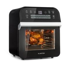 Nồi Chiên Không Dầu 12L Klarstein Aerovital Cube - Nấu Ăn Thông Minh, 1600W, 13 Chương Trình Chế Biến, Dễ Dàng Sử Dụng, Giữ Nhiệt và Sấy Khô