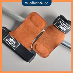(2 cái) Găng tay tập GYM đệm 4mm, bao tay hỗ trợ Deadlift, Squad, kéo xô, găng tay chống chai - vuabinhnuoc