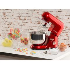 Máy Trộn Bột Klarstein Bella Rossa 2000W - Bát Thép Không Gỉ 5.2L, 6 Tốc Độ, Đánh Trứng Nhanh Chóng, Phụ Kiện Dễ Dàng Gắn Kết