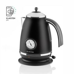 Ấm Siêu Tốc Klarstein Aquavita 1.7L 2200W - Thiết Kế Cổ Điển Sang Trọng, Tự Động Ngắt Điện An Toàn, Dễ Dàng Sử Dụng