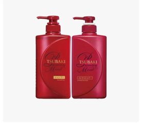 Bộ Dầu Gội Và Xả Dưỡng Tóc Bóng Mượt Tsubaki Premium Moist 490ml - Chăm Sóc Tóc Hư Tổn, Cung Cấp Độ Ẩm Từ Gốc Đến Ngọn