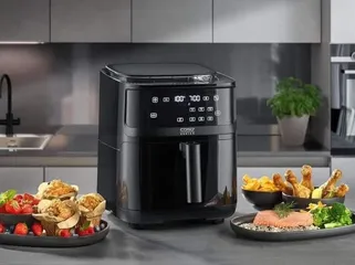 Nồi Chiên và Hấp Không Dầu Caso Airfry Steam 700 - 3 Chức Năng, Dung Tích 7L, Công Nghệ Nấu Ăn Hiện Đại, Dinh Dưỡng Tối Ưu
