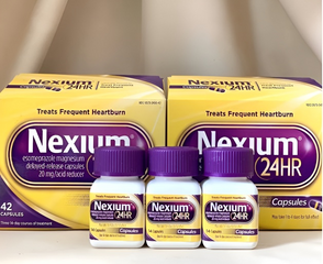 Viên Uống Giảm Đau Dạ Dày Nexium 24Hr - Giải Pháp Hỗ Trợ Viêm Loét Dạ Dày, 42 Viên Hỗ Trợ Tiêu Hóa, Ngăn Ngừa Đau Bụng