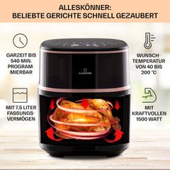 Nồi Chiên Không Khí Nóng với chức năng hấp Klarstein Air Bloom