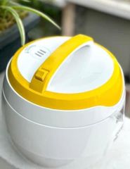 Nồi Cơm Điện Cuckoo CR-0671 Trắng Pha Tím - Dung Tích 1 Lít, Phù Hợp Cho 2-4 Người, Chính Hãng, Bảo Hành 24 Tháng