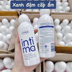 Dung dịch vệ sinh phụ nữ Ziaja Intima xanh đậm - 200ml, cấp ẩm, giữ cân bằng pH, kháng khuẩn, mang lại cảm giác sạch sẽ, tươi mát.