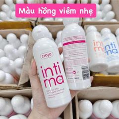 Dung dịch vệ sinh phụ nữ Intima Ziaja màu hồng 200ml - Giảm viêm, giữ pH tự nhiên, làm sạch nhẹ nhàng, tươi mát lâu dài.