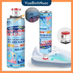 Chai xịt khử mùi hôi giày, bình xịt khử mùi nano bạc, hương đào, loại 260ml - vuabinhnuoc