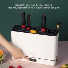 Máy Khử Khuẩn XIAOMI QCooker CR-DJ01 - Bộ 3 Dao và Thớt Chất Lượng, Thiết Kế Hiện Đại, Tiện Lợi Cho Mọi Nhà Bếp