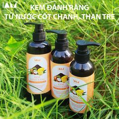 Kem Đánh Răng Thảo Mộc Chanh & Dầu Dừa 250ml - Trắng Răng Tự Nhiên, Kháng Khuẩn & Hơi Thở Thơm Mát