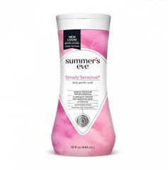 Dung dịch vệ sinh phụ nữ Summer's Eve Simply Sensitive 444ml - An toàn, nhẹ nhàng, giúp cân bằng pH, không chứa hương liệu độc hại.