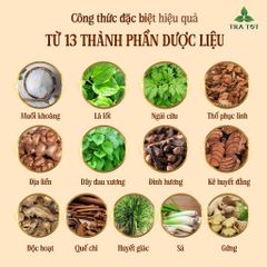 Thảo mộc ngâm chân 13 vị TRA TOT giúp giảm đau nhức, đào thải độc tố