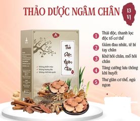 Thảo mộc ngâm chân 13 vị TRA TOT giúp giảm đau nhức, đào thải độc tố