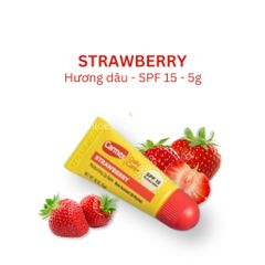 Son dưỡng môi Carmex Strawberry Lip Balm Tube SPF 15 10g