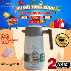 Bình Giữ Nhiệt 2Good B68 1680ml - Phích Pha Trà Inox 304, Giữ Nhiệt 24 Giờ, Công Nghệ Hiển Thị Nhiệt Độ One Touch, Bảo Hành 2 Năm