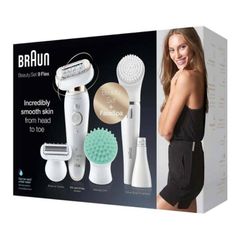 Máy cạo lông Braun Silk-épil 9 Flex SES 9300 - Máy tẩy lông nữ công nghệ Micro-Grip hiệu quả, tiện lợi và ít đau, kèm FaceSpa.