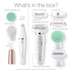 Máy cạo lông Braun Silk-épil 9 Flex SES 9300 - Máy tẩy lông nữ công nghệ Micro-Grip hiệu quả, tiện lợi và ít đau, kèm FaceSpa.