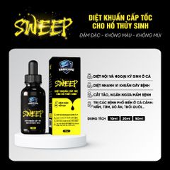 HODICARE SWEEP - Chế phẩm diệt nấm và vi khuẩn cho cá cảnh, trị bệnh lở loét, thối thân, bảo vệ sức khỏe cho cá.