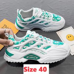 Giày thể thao nâng chiều cao nam họa tiết phong cách - H98 Sneaker cao cấp mã 392 chất lượng cao