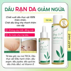 Dầu Dưỡng Da Giảm Rạn Mờ Sẹo Thấm Nhanh GUO Body Light Oil Formula (50ml/150ml)