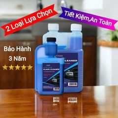 Nước Rửa Kính Ô Tô GLASS CLEANER 1L - Dung dịch Chuyên Dụng, Tỷ Lệ Pha 1:100, Làm Sạch Hiệu Quả, Ngăn Ngừa Vết Bẩn & Mờ Kính