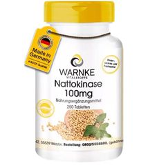 Viên Uống Warnke Nattokinase - Hỗ Trợ Tim Mạch, Ngăn Ngừa Đột Quỵ, Cải Thiện Tuần Hoàn Máu, Giảm Nguy Cơ Huyết Khối