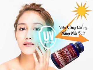 Viên Uống Chống Nắng Chiết Xuất Lựu 250Mg - 120 Viên Bảo Vệ Da Khỏi Tia UV, Duy Trì Làn Da Khỏe Mạnh