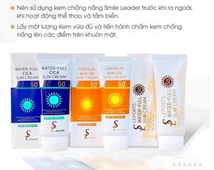 Kem Chống Nắng SL Smile Leader SPF50+ 60ml - Bảo Vệ Da, Dưỡng Ẩm, Phù Hợp Mọi Loại Da, Không Chứa Hóa Chất Độc Hại