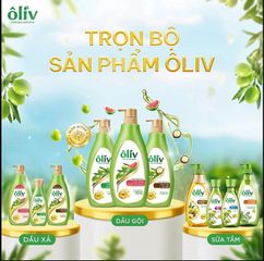 Dầu Gội Dưỡng Tóc Oliv 650ml - Giúp Phục Hồi và Dưỡng Ẩm Tóc Khỏe Mạnh, Tặng Kèm Sữa Tắm 250ml, Thích Hợp Mọi Loại Tóc